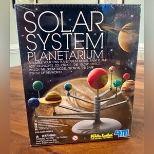 Solar System Planetarium Model Kit Kidz Labs 4M 8+ NEW Sealed Homeschool Science